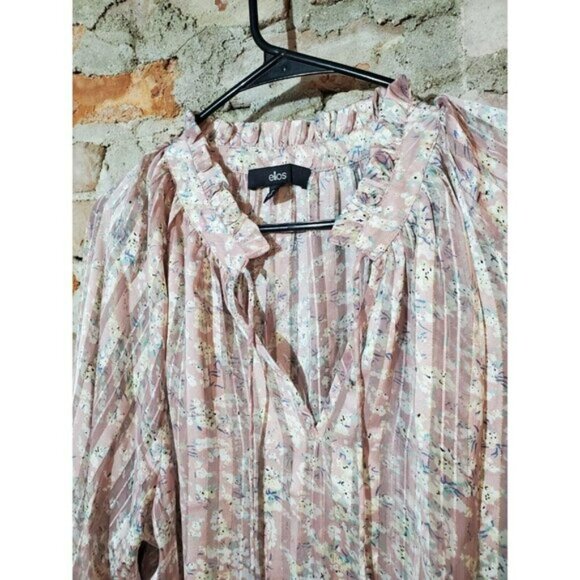 Ellos Womens Plus Size 22 Shirt Top Pink - Picture 3 of 5